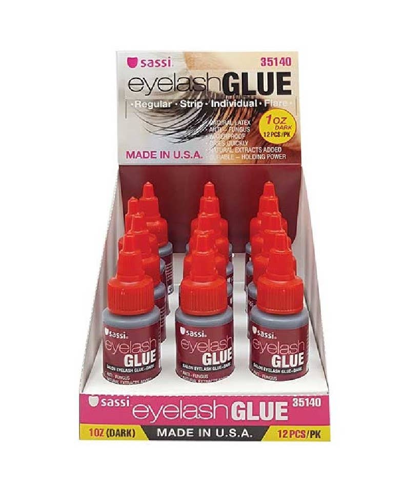 Sassi Eyelash Glue Dark - 1oz