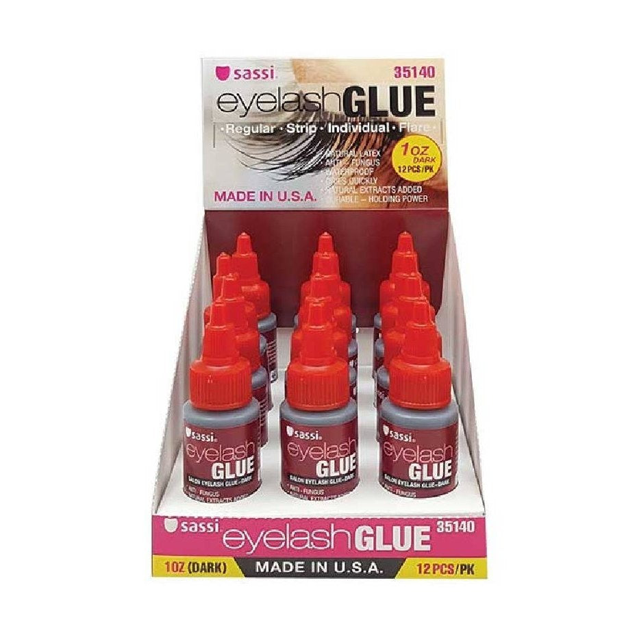 Sassi Eyelash Glue Dark - 1oz