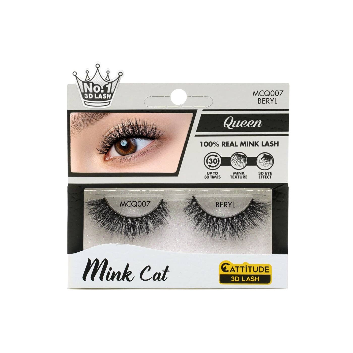 EBIN NEW YORK - Beryl - Queen Mink Cat 3D Lashes