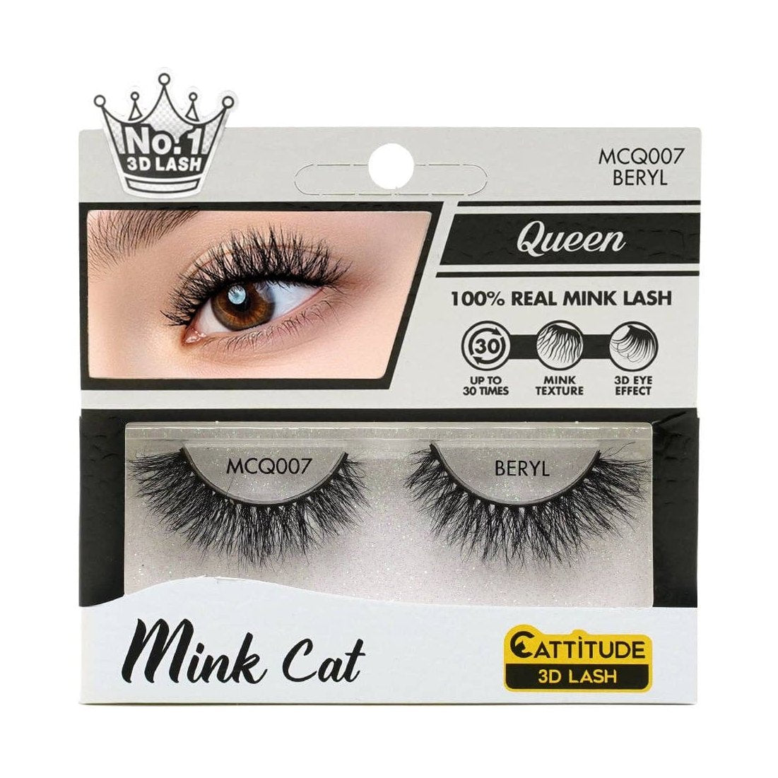 EBIN NEW YORK - Beryl - Queen Mink Cat 3D Lashes