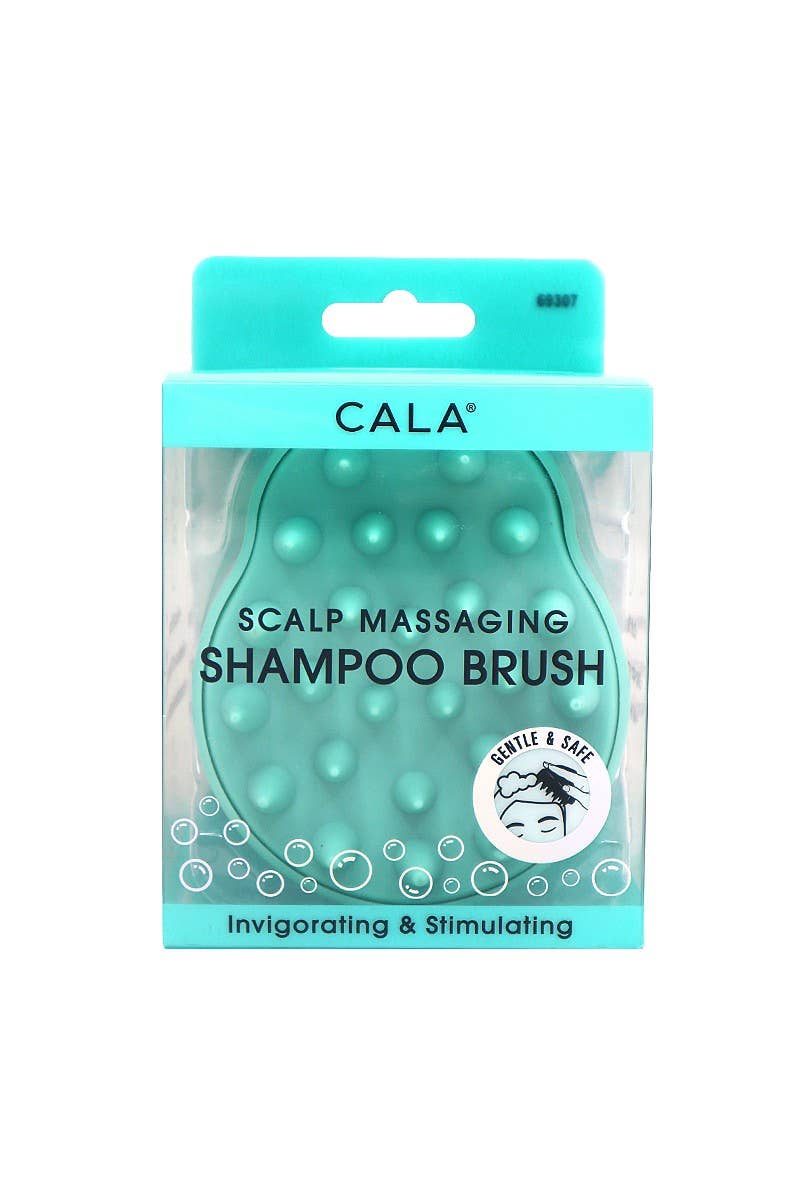 PINEAPPLE Beauty - CALA 69307 Mint Scalp Massaging Shampoo Brush - 6pc