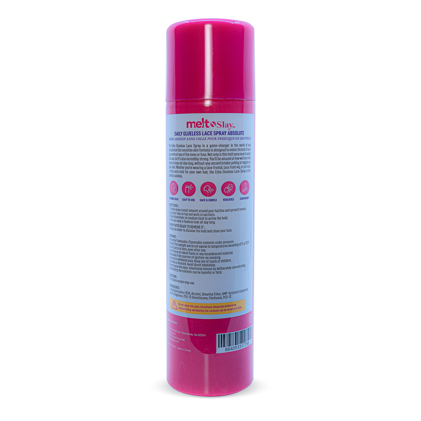 Esha Girl - Esha Melt N Slay Glueless Lace Spray: 220ML