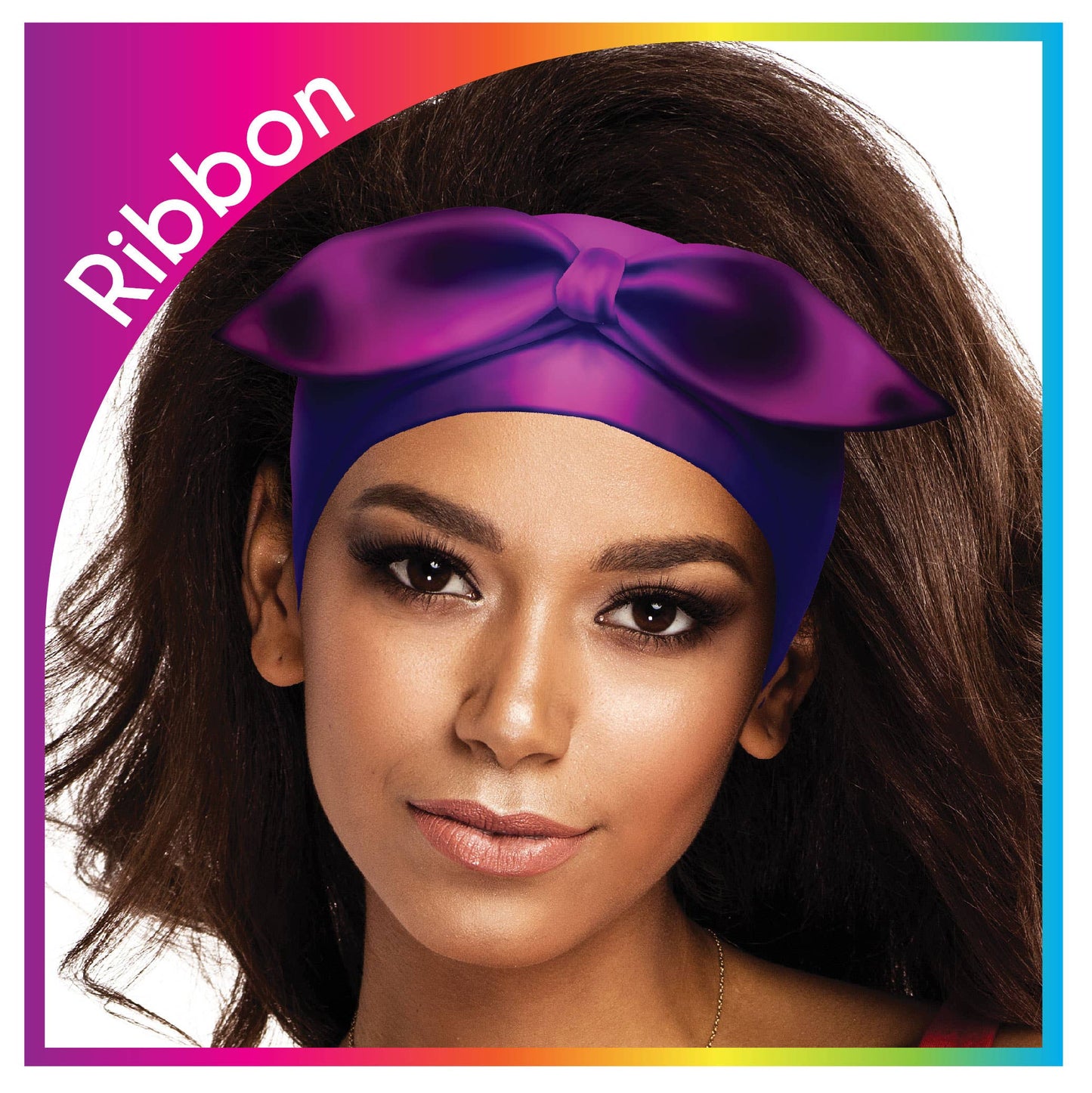 SM Beauty LLC - Edge Scarf | Plain Colors: TES002 Plain Purple 3.15"x59"