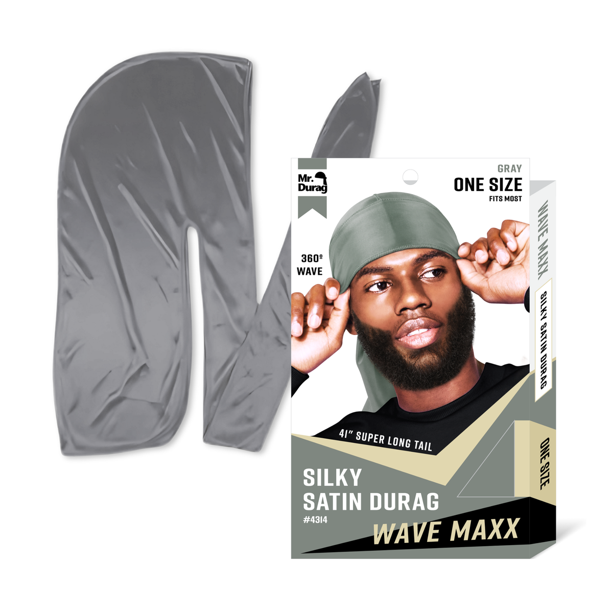 Durag Wave Maxx Silky Satin Durag 42'' Super Long