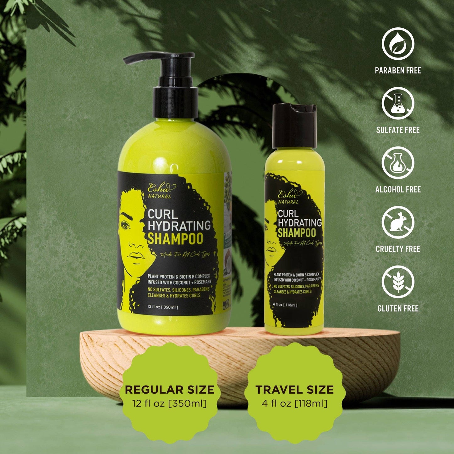 Esha Girl - Esha Natural Curl Hydrating Shampoo: 12oz (350ml)