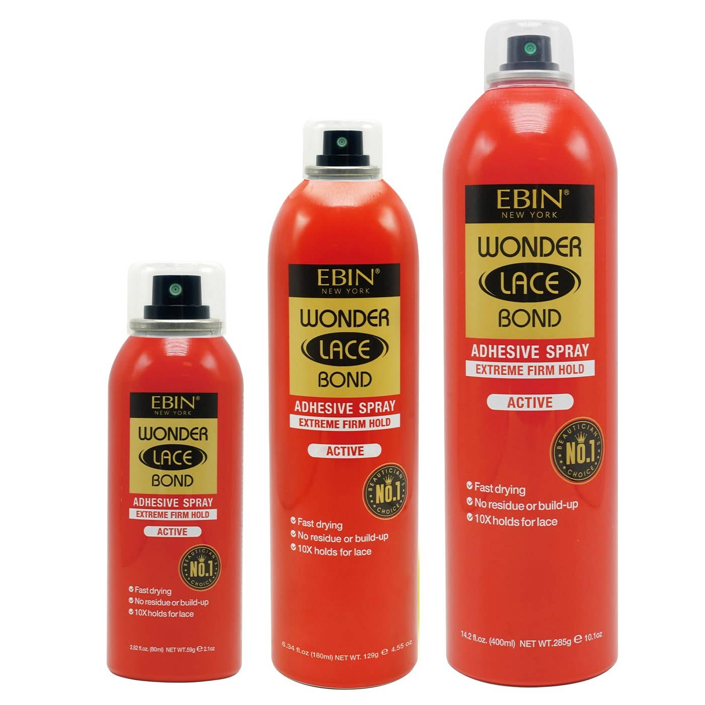 EBIN NEW YORK - Wonder Lace Bond Wig Adhesive Spray - Extreme Firm Hold (2.8