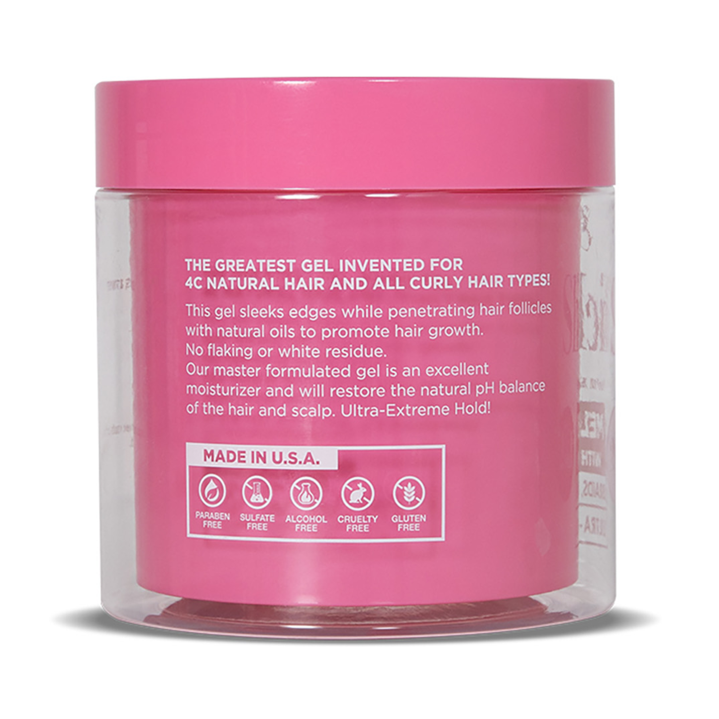 Esha Girl - Slick N Slay 2-IN-1 Braid & Edge Gel - MELON & JOJOBA OIL: 500ML