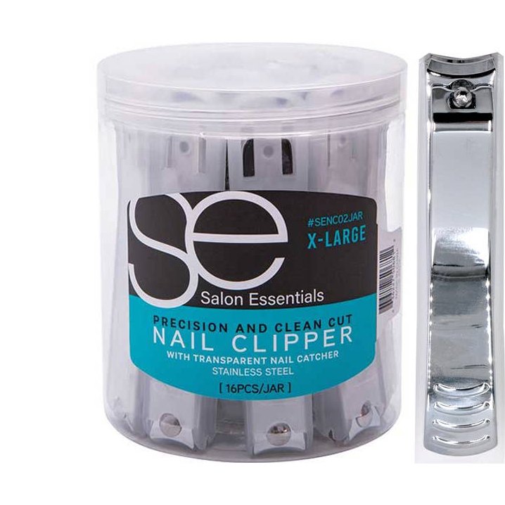 Majestic Wholesale - SE Precision Nail Clipper with Transparent Nail Catcher 16PC