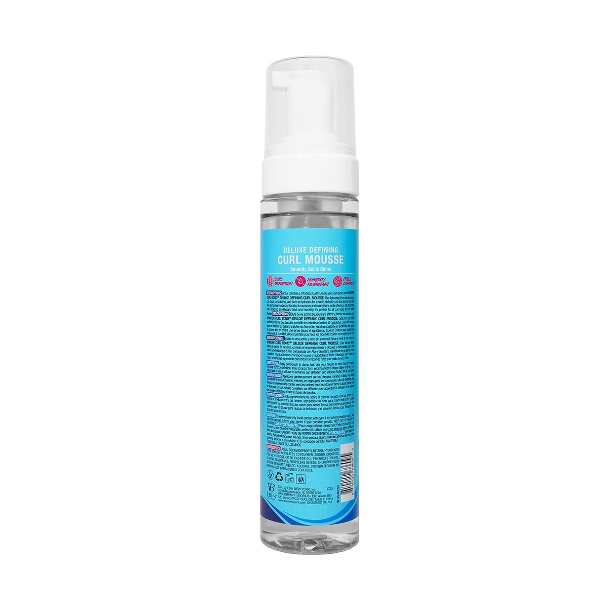EBIN NEW YORK - Wonder Curl Bond - Curl Mousse Sports Edition