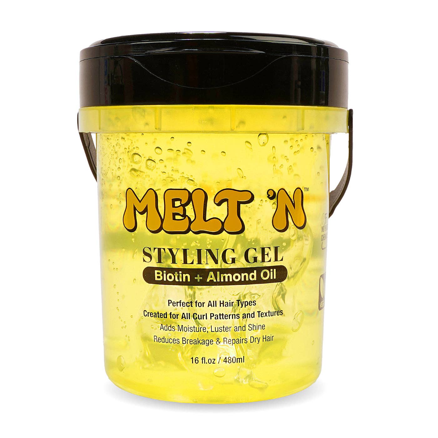 EBIN NEW YORK - MELT'N Styling Gel - Almond Oil + Biotin: 946ml (32oz)
