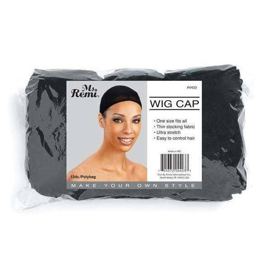 Annie International, Inc. - Ms. Remi Wig Caps Bulk 144Pc Black