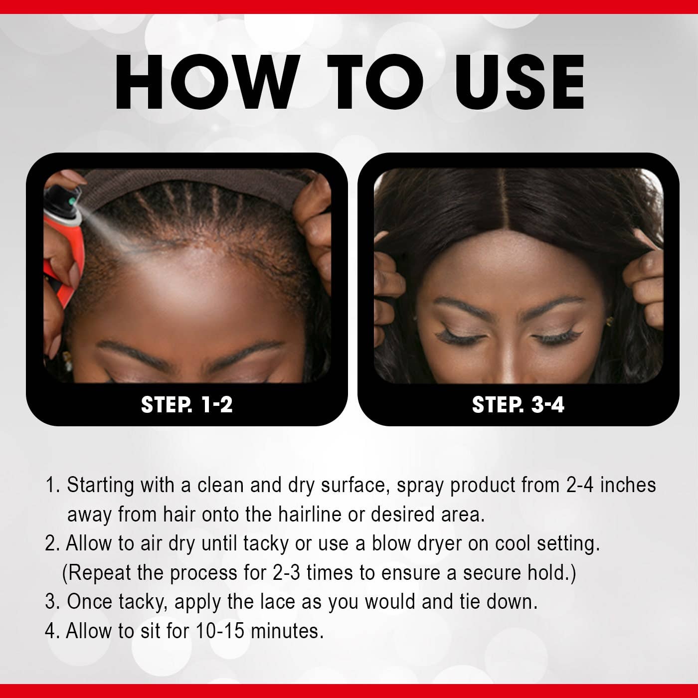 Wonder Lace Bond Wig Adhesive Spray - Extreme Firm Hold (14.2oz/ 400ml)