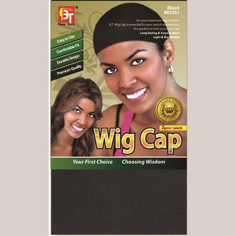MI Hair Distribution - STOCKING WIG CAP - BLACK - 2 WIGS PER PACK