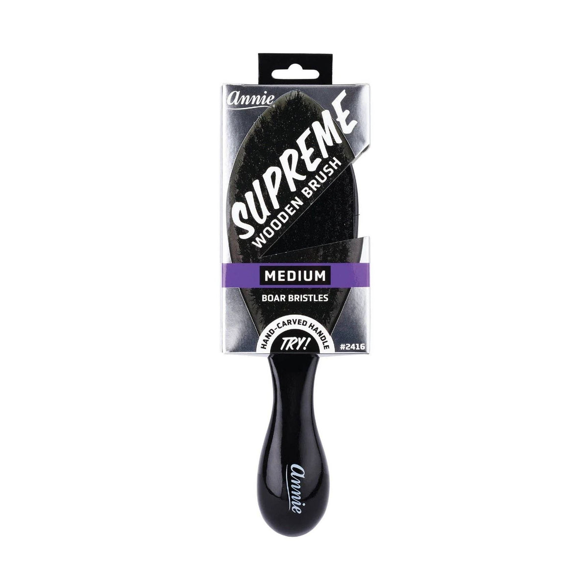 Annie International, Inc. - Annie Supreme Wave Brush Medium Boar Bristles