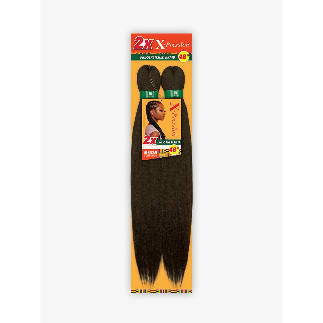 2X-pression Pre-stretched Braiding Hair 48"