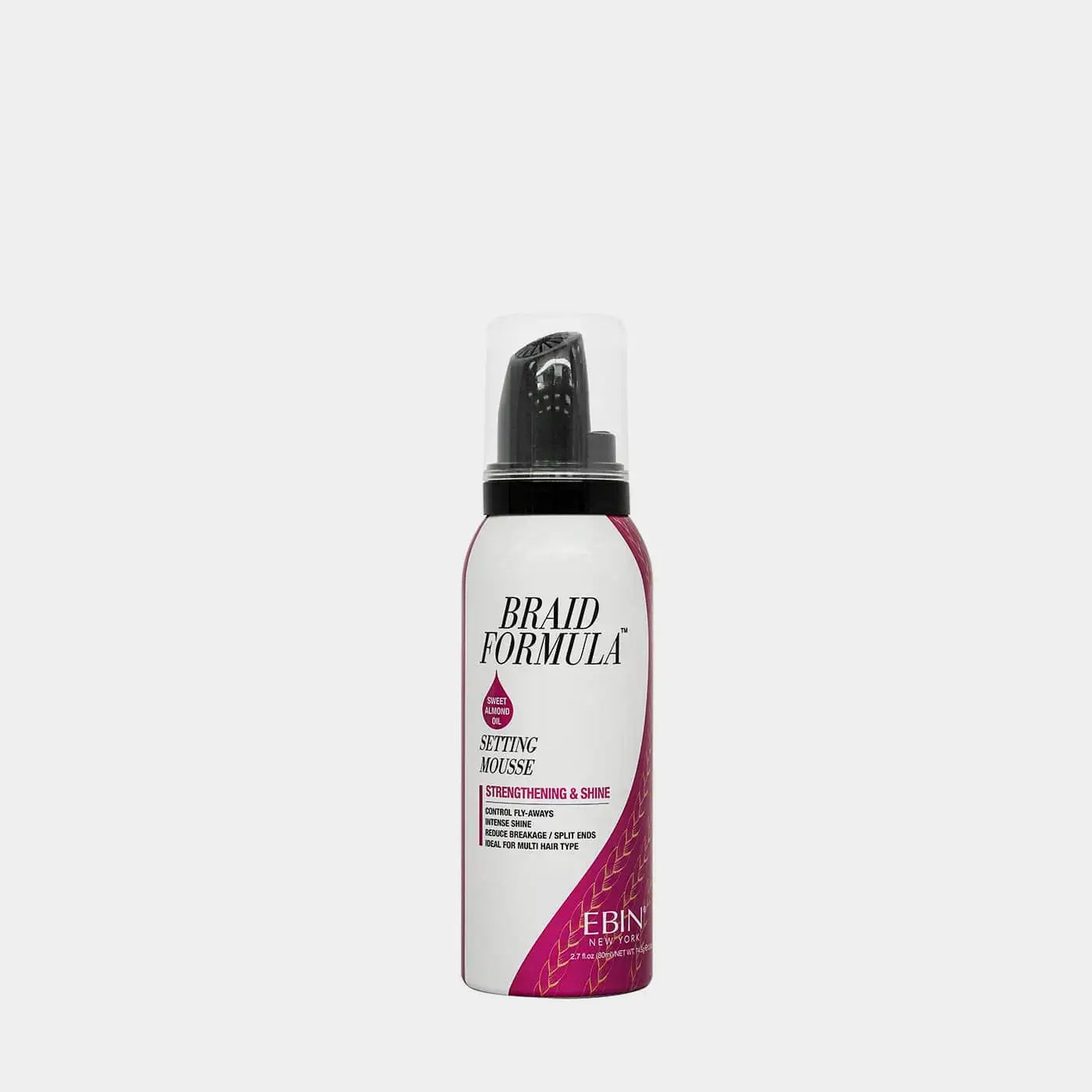 EBIN NEW YORK - SETTING MOUSSE STRENGTHENING & SHINE - SWEET ALMOND OIL: Travel / Mini