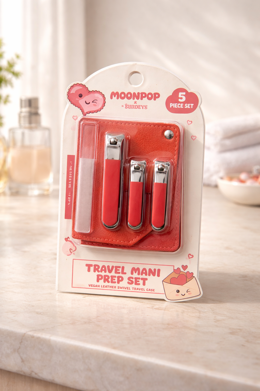MOONPOP - TRAVEL MANI PREP 5 PIECE SET