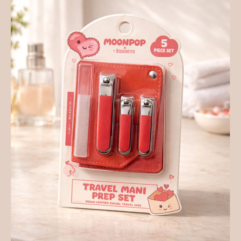 MOONPOP - TRAVEL MANI PREP 5 PIECE SET