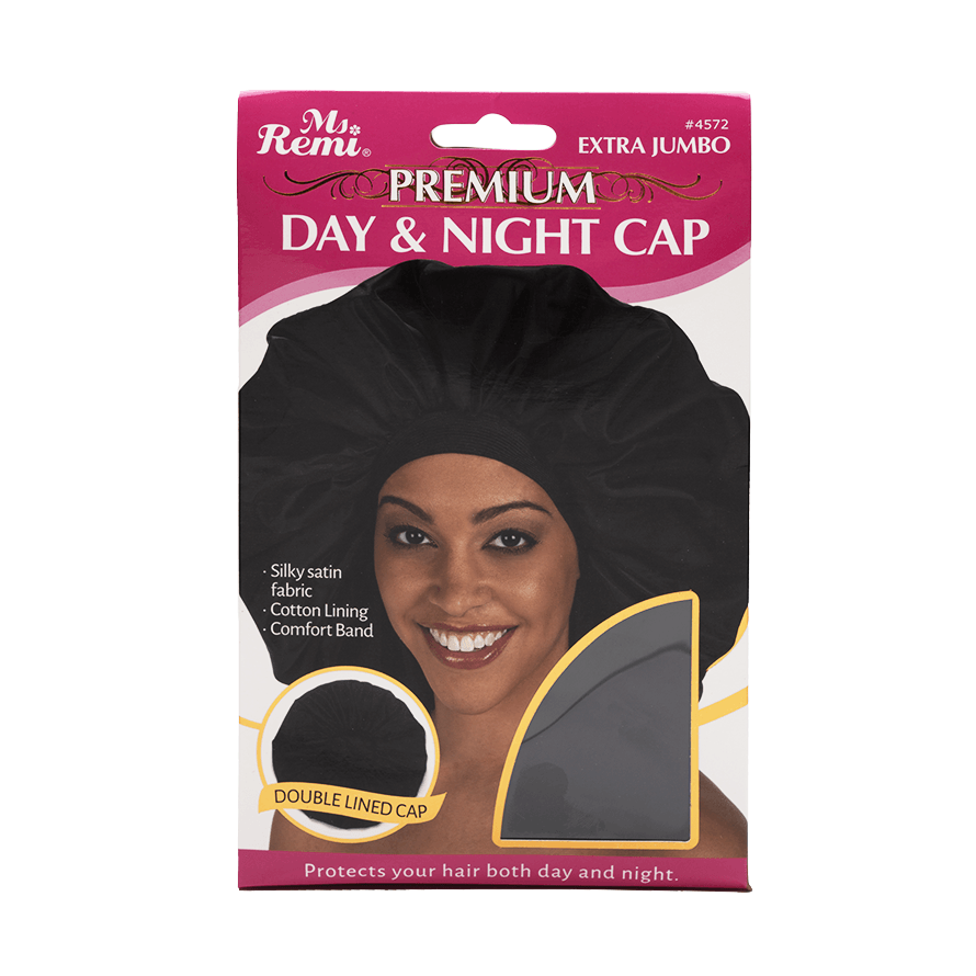 Ms. Remi Extra Jumbo Day and Night Cap Black