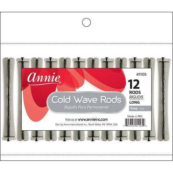 Annie International, Inc. - Annie Cold Wave Rods Long 12Ct Gray