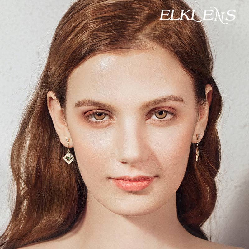 ELKLENS - Passion Brown Prescription Colored Contact Lenses