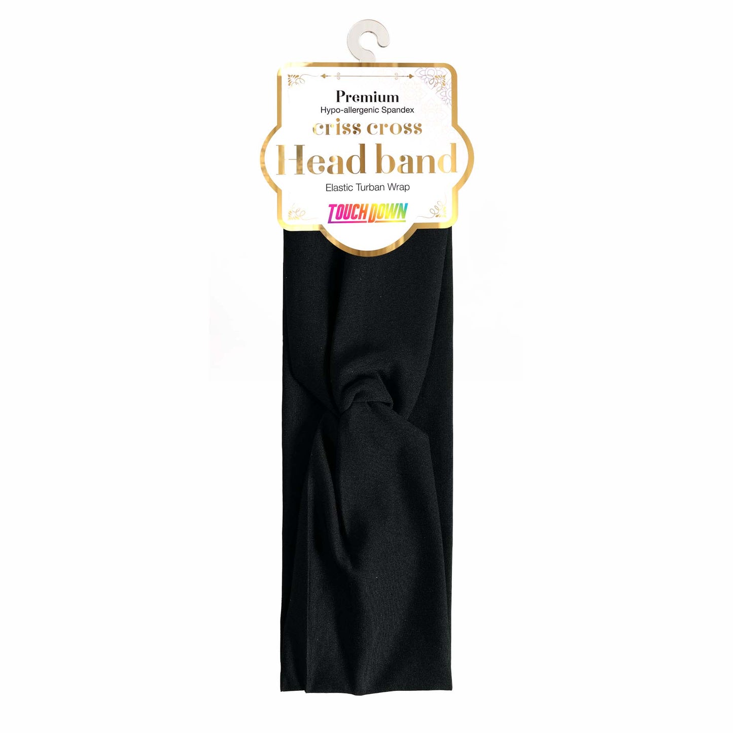 SM Beauty LLC - Criss Cross Headband - Elastic Turban Wrap: Havana