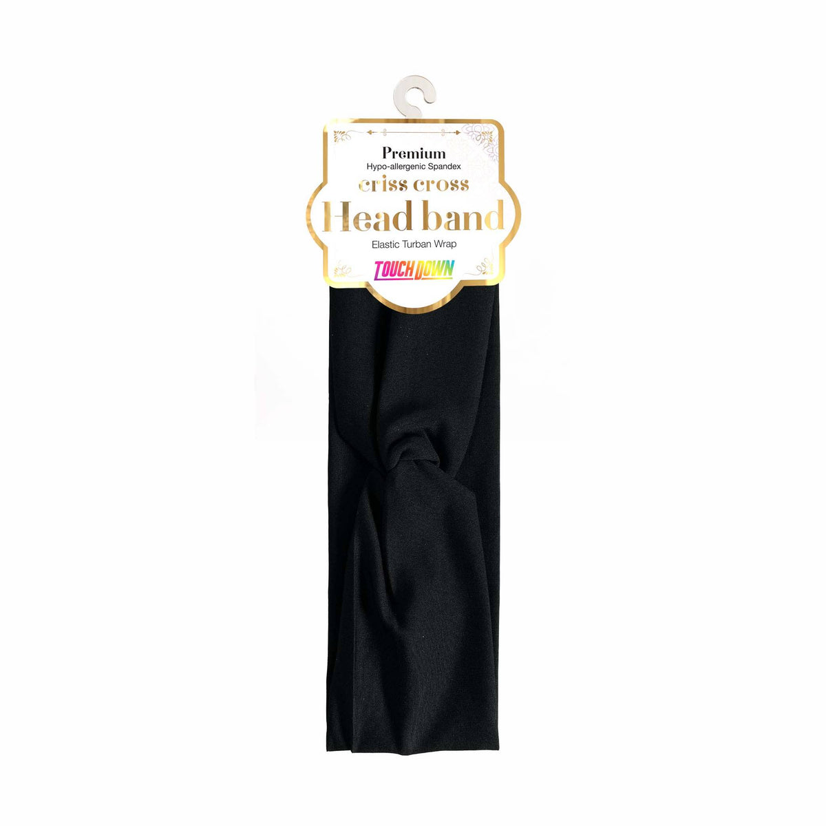 SM Beauty LLC - Criss Cross Headband - Elastic Turban Wrap: Havana