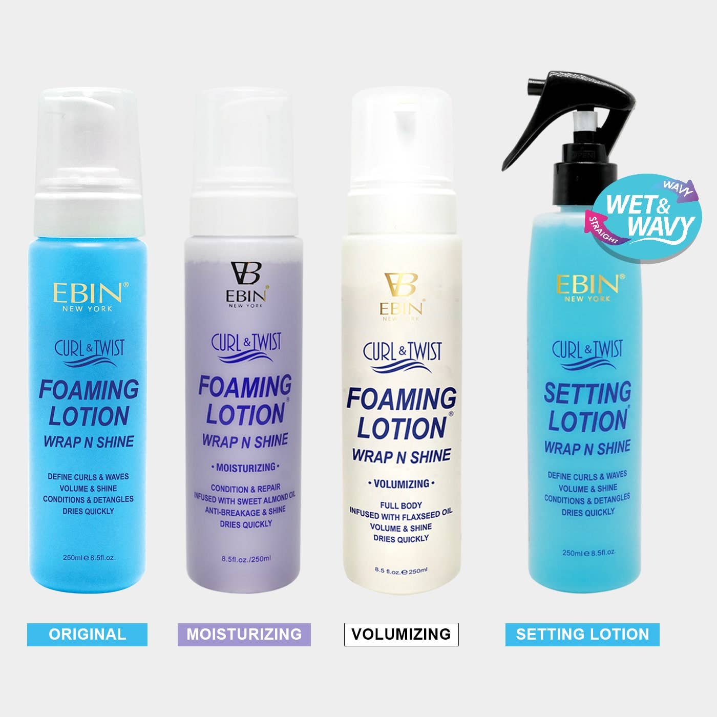 EBIN NEW YORK - Curl & Twist Foaming Lotion - Moisturizing