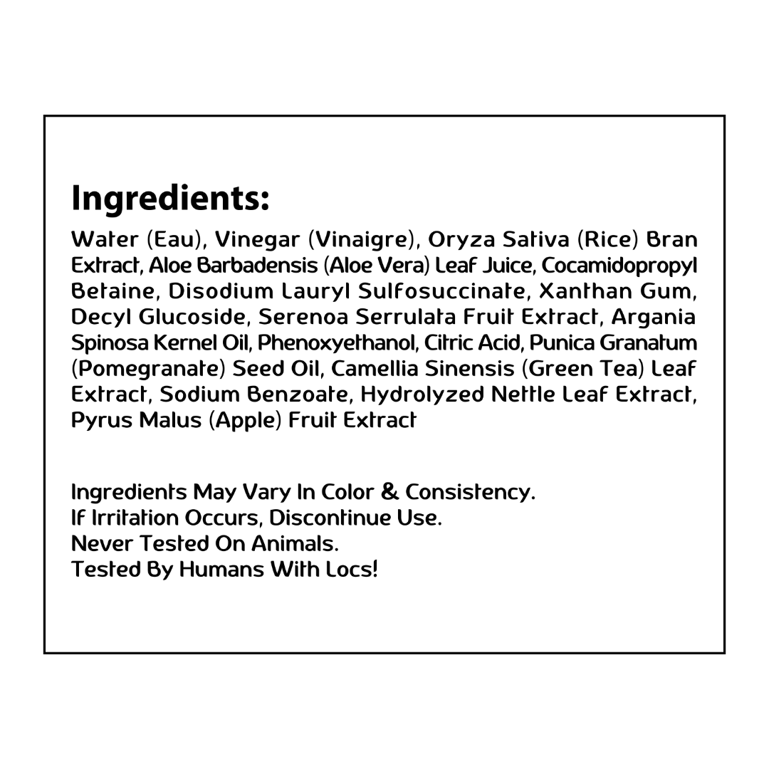 Made For Locs - Locs Vegan Apple Cider Vinegar Shampoo | 8 oz