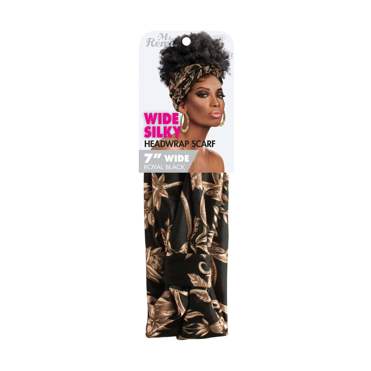 Annie - Ms. Remi Wide Silky Headwrap Scarf Assorted
