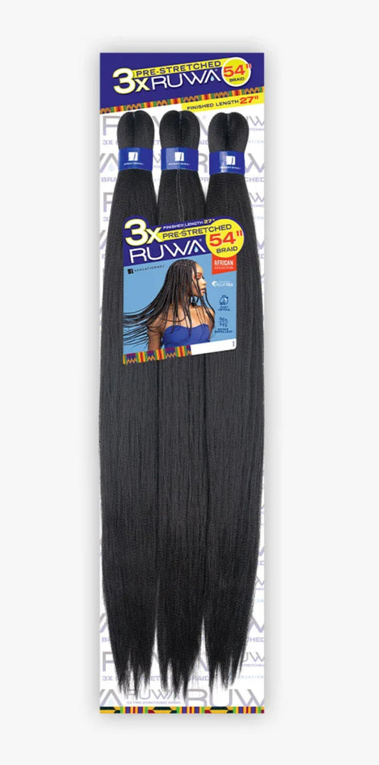 3X-RUWA-PRE-STRETCHED BRAID - 54''