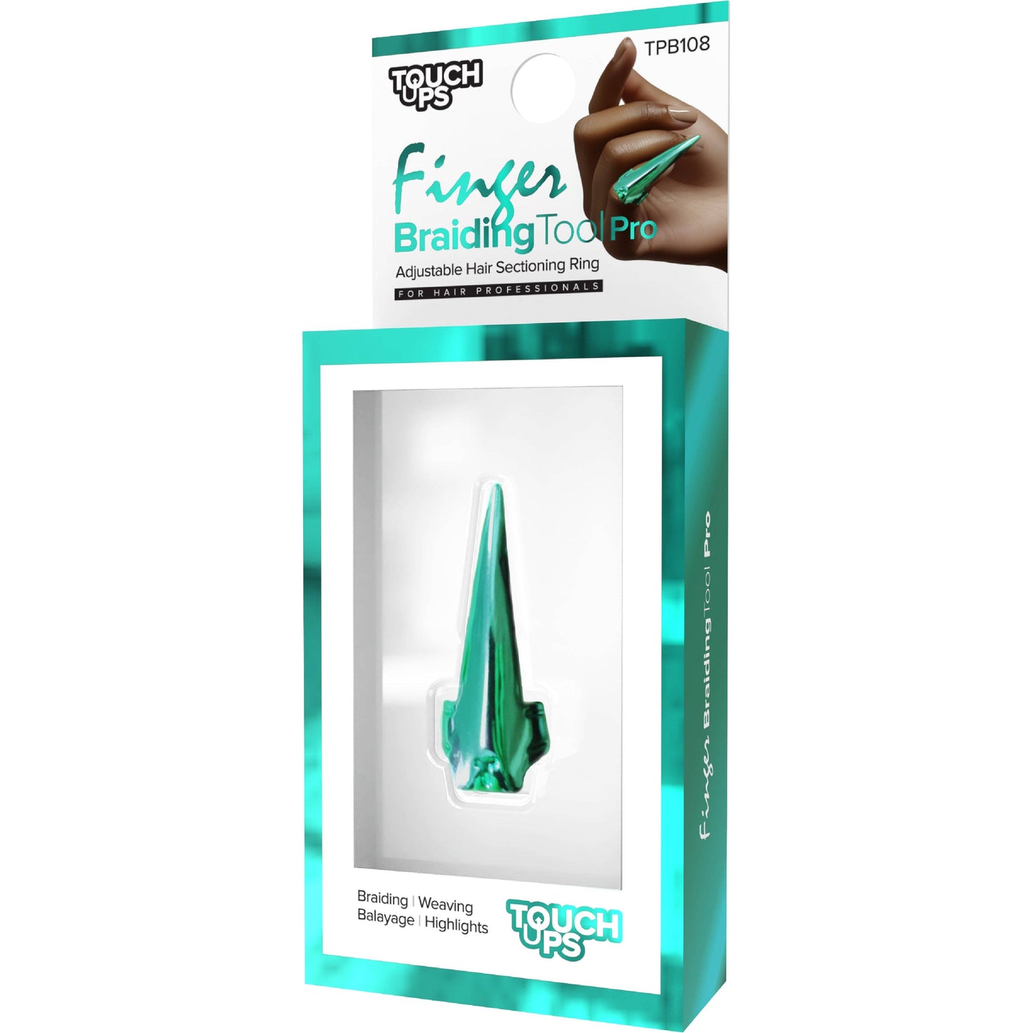 SM Beauty LLC - TouchUps - Finger Braiding Tool Pro: Gold / Single