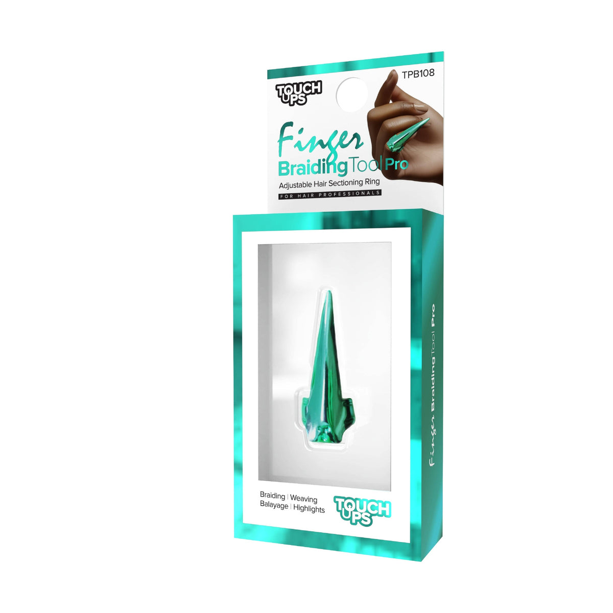 SM Beauty LLC - TouchUps - Finger Braiding Tool Pro: Gold / Single