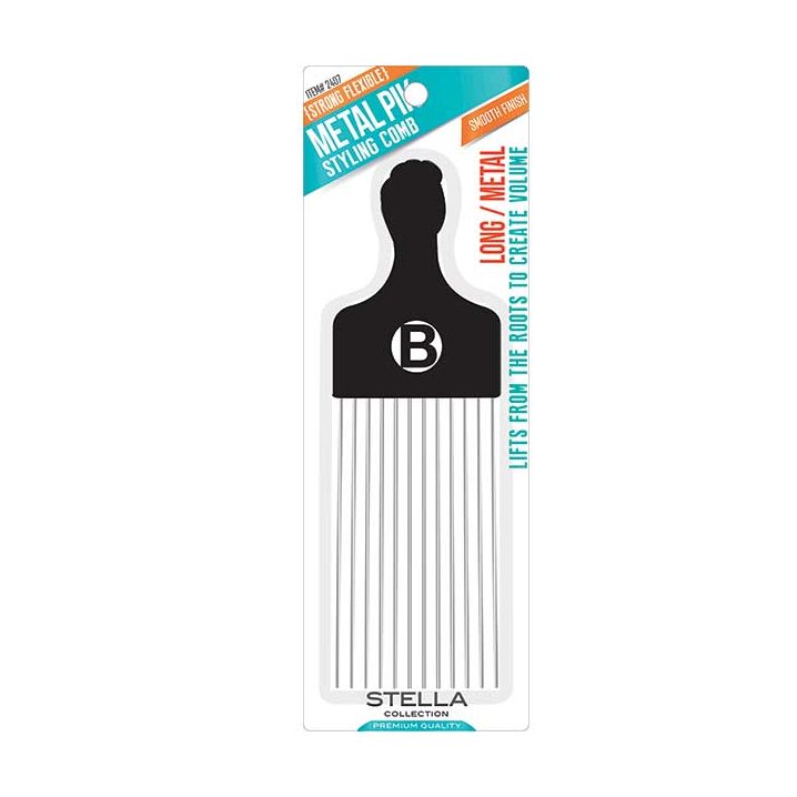 Metal Pik Styling Comb – Long Metal Teeth