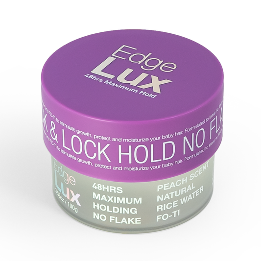 Lux Collection Edge Lux Edge Control Wax 48Hour Maximum Hold: Peach / 100g (12pc)
