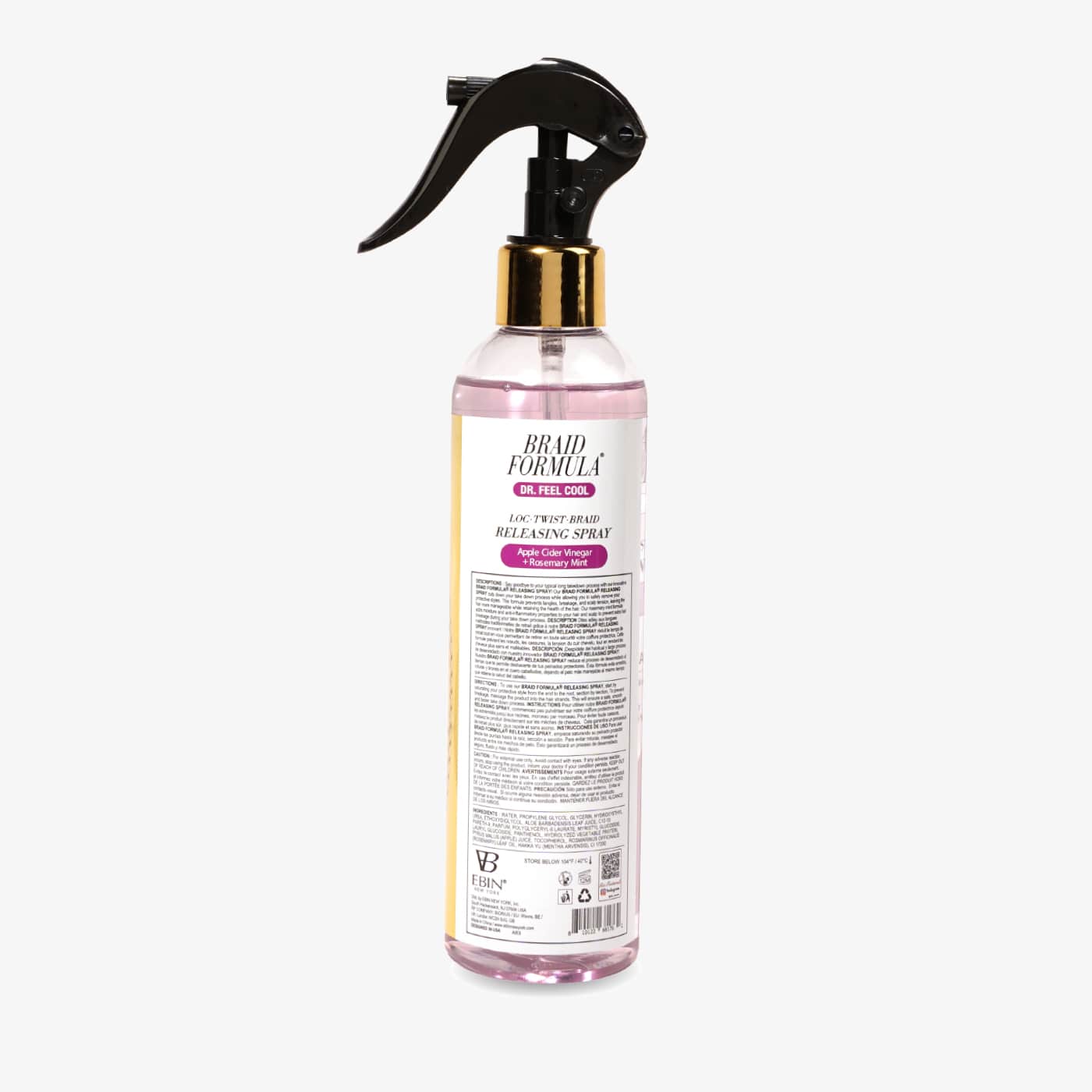 EBIN NEW YORK - Braid Formula Dr. Feel Cool Loc. Twist. Braid. Releasing Spray - 8.5OZ(250ML)