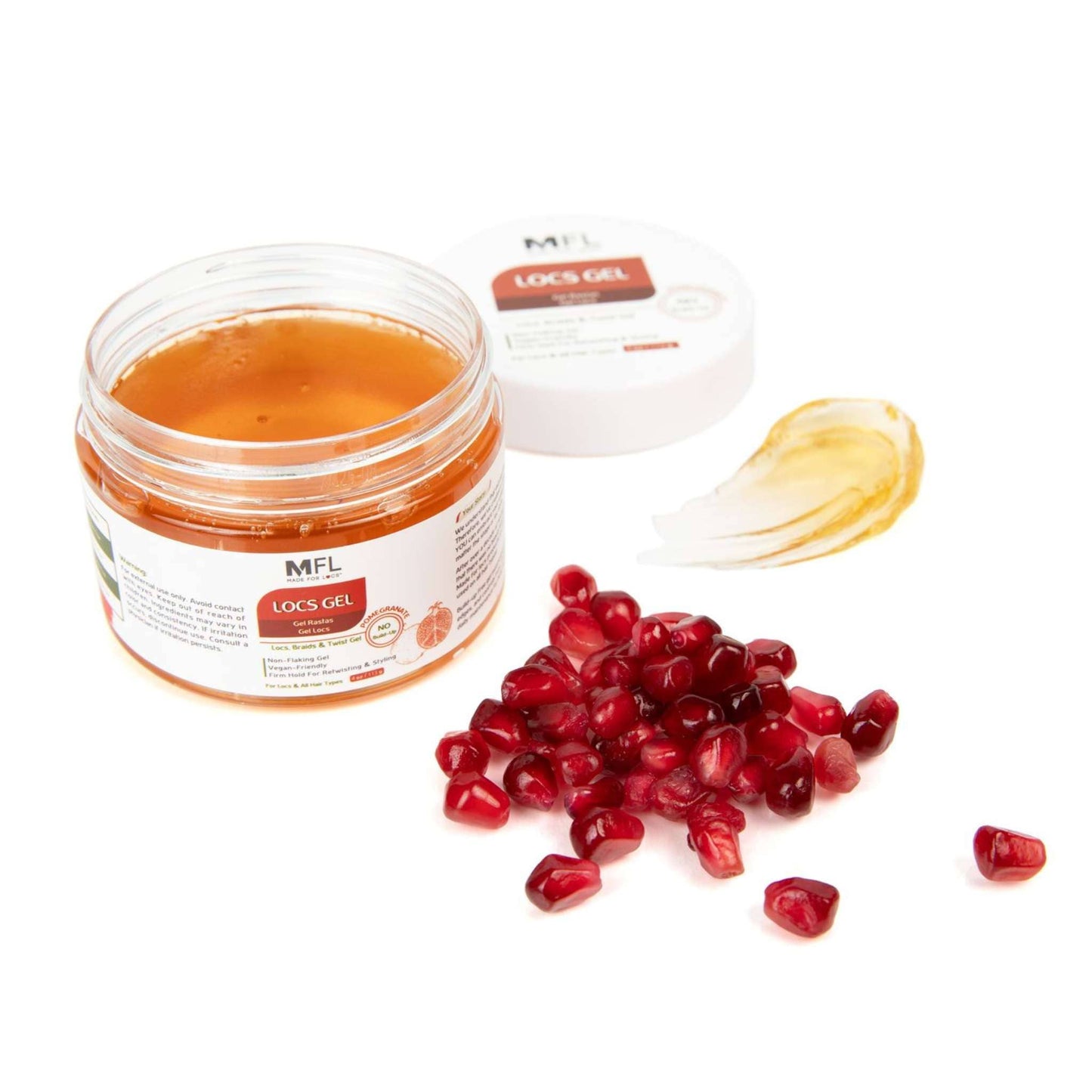 Made For Locs - Locs, Braids & Retwisting Firm Hold Gel | 4 oz: Pomegranate