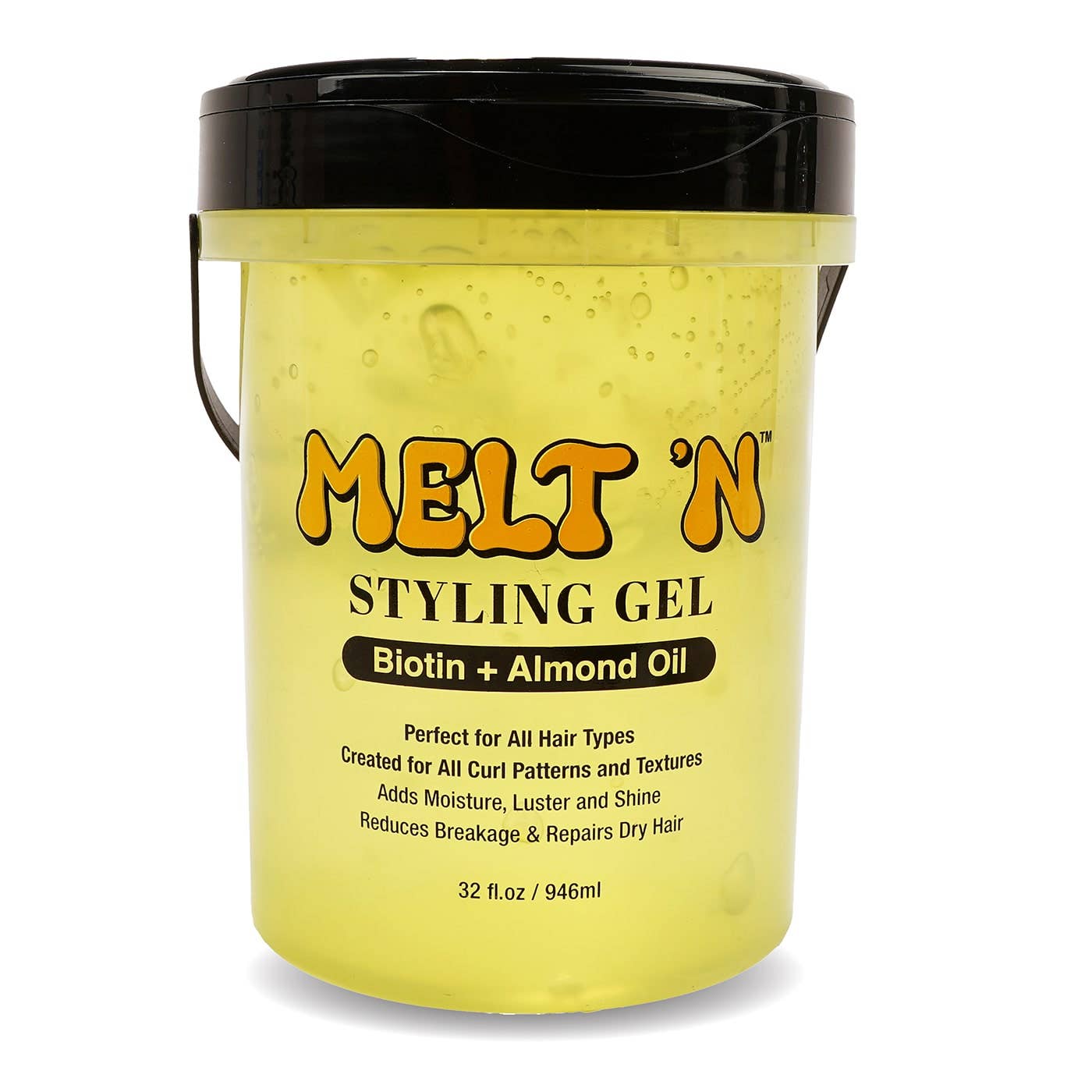 EBIN NEW YORK - MELT'N Styling Gel - Almond Oil + Biotin: 946ml (32oz)