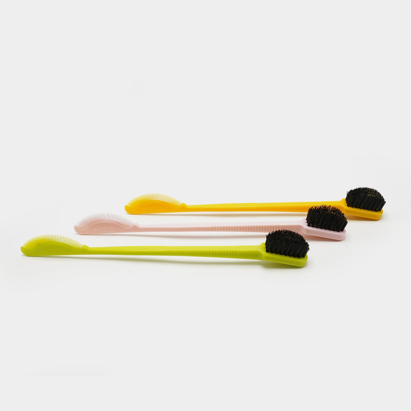EBIN NEW YORK - 24 Hour Edge Tamer Brushes Bristle - 3 Pack: Swine Bristles