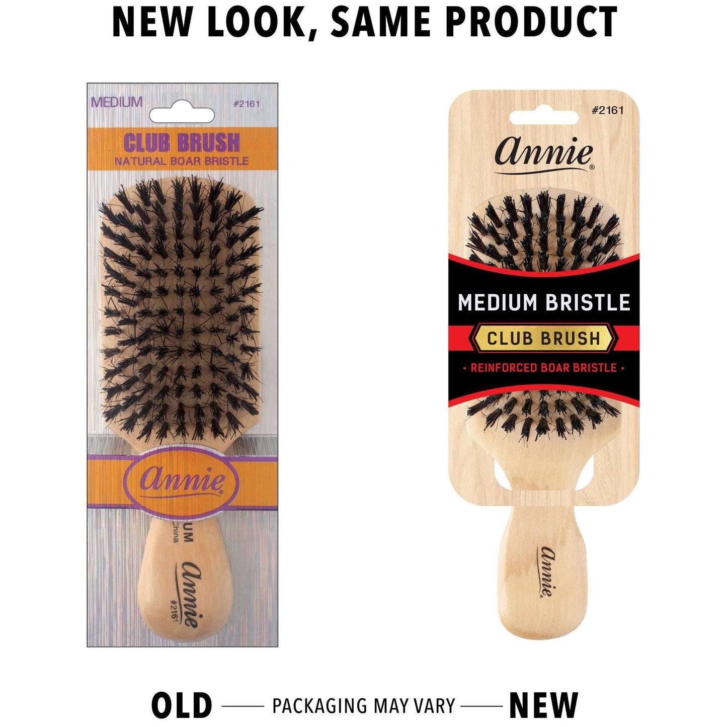 Annie International, Inc. - Annie Medium Club Brush Boar Bristle