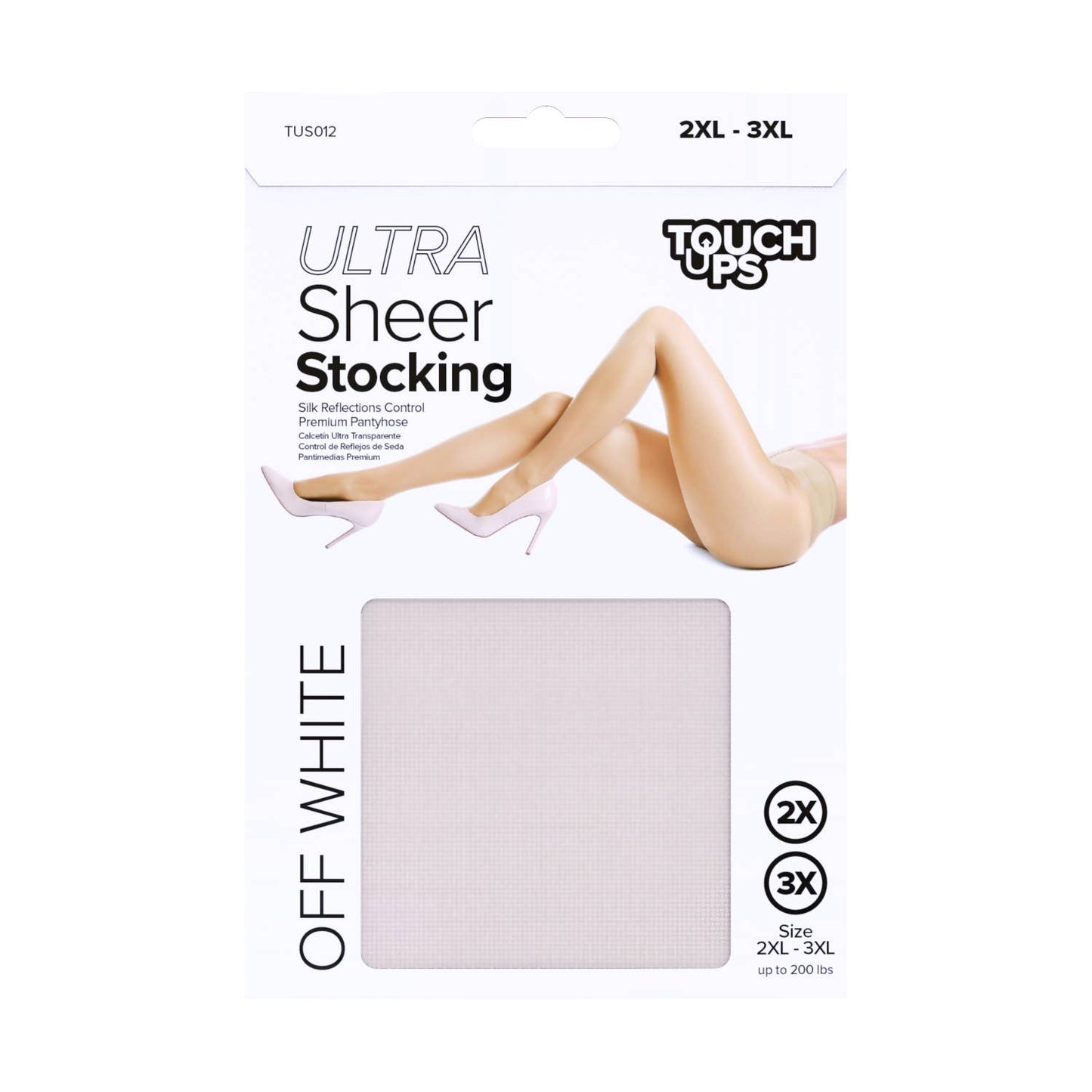 Touch Ups Ultra Sheer Stocking: Nude - L-XL