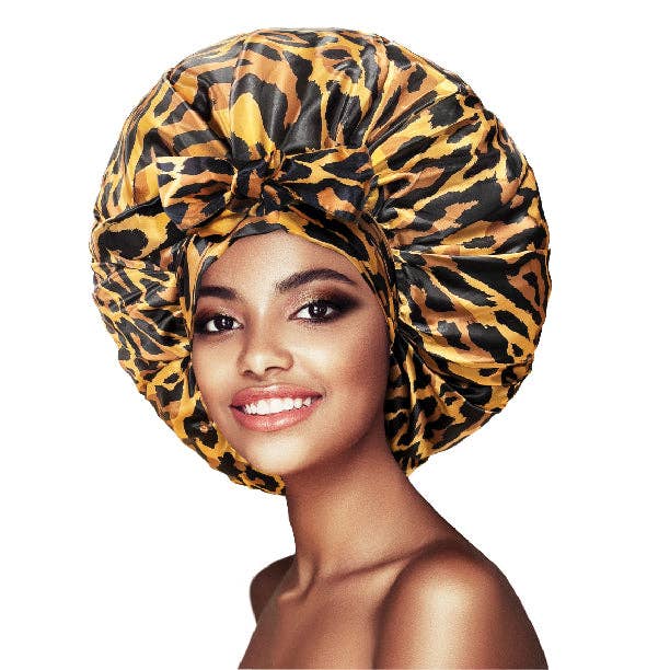 SM Beauty LLC - TouchUps - Bonnet | Super Jumbo: TBNS101 35" LEOPARD