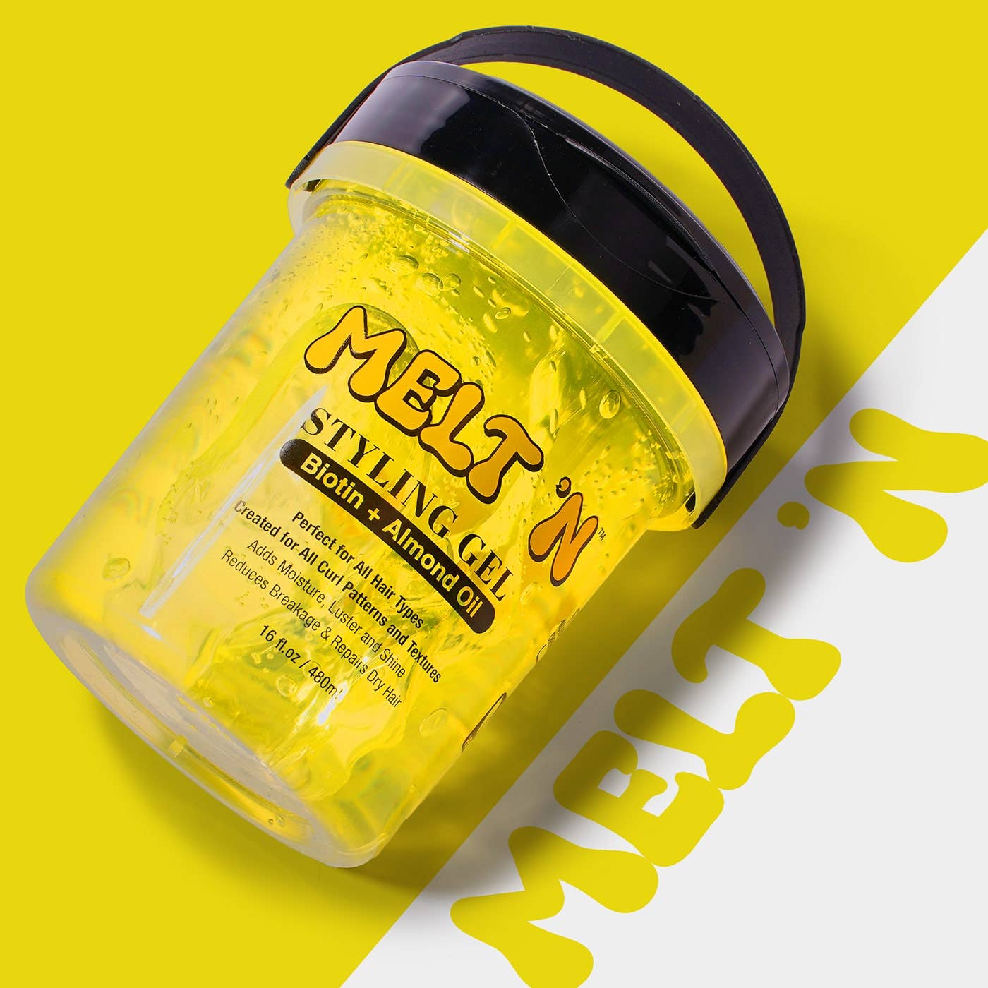 EBIN NEW YORK - MELT'N Styling Gel - Almond Oil + Biotin: 946ml (32oz)
