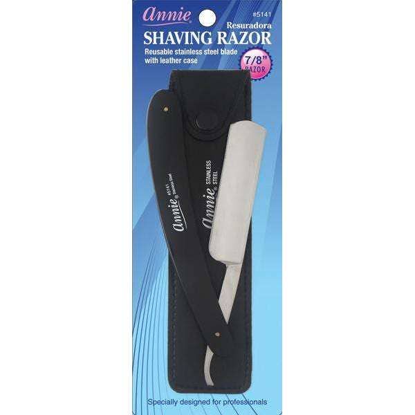 Annie - Annie Shaving Razor W/ Case Black