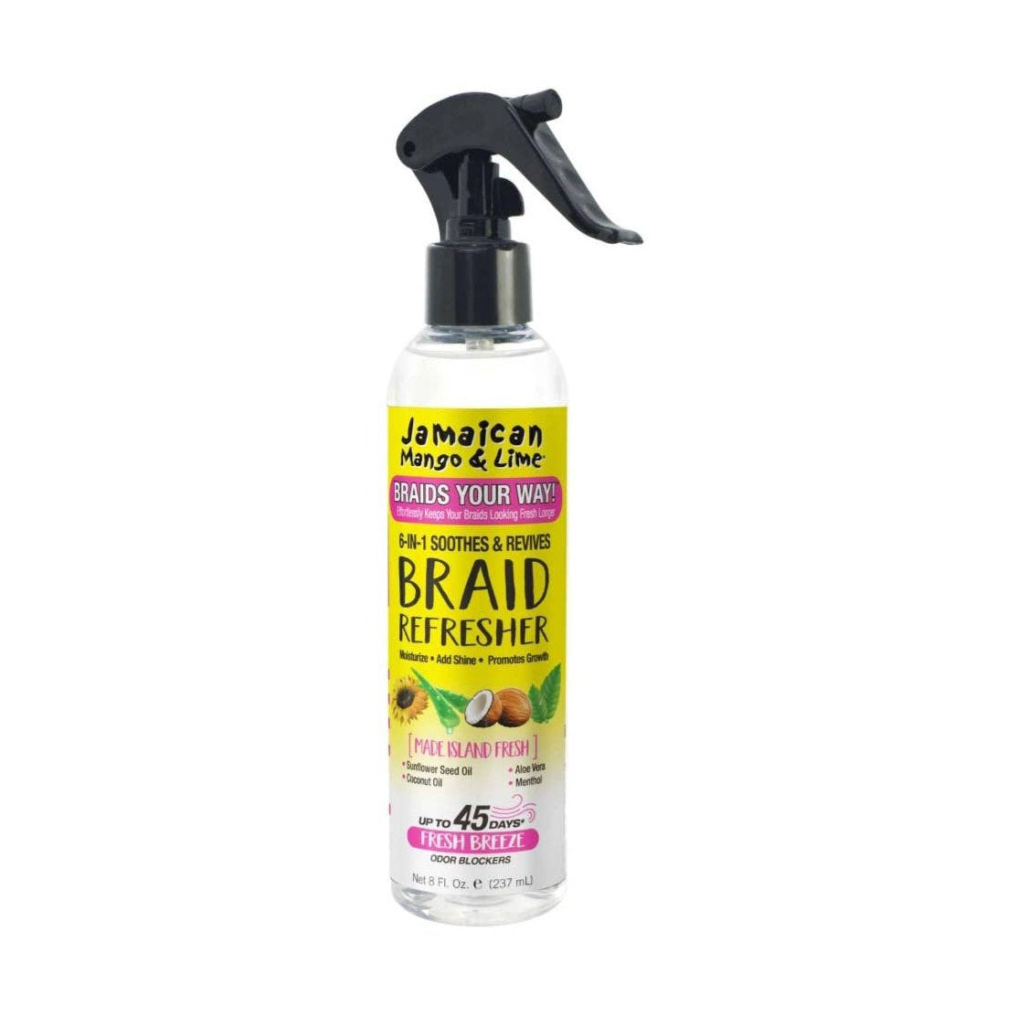 Jamaican Mango “Braids Your Way” 6‑in‑1 Refresher – 8 oz