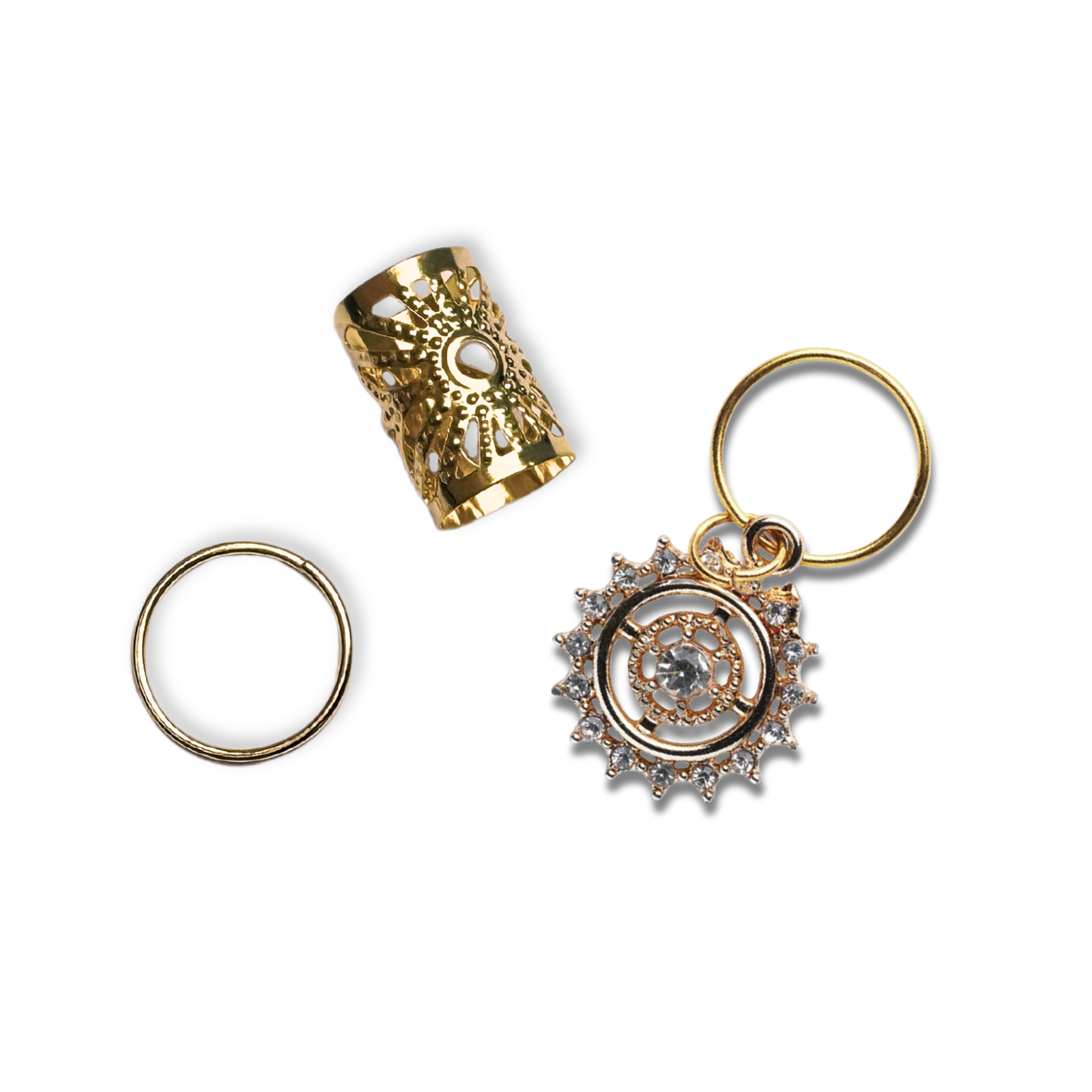 Annie - Annie Braid Charm Set, Diamond Circle