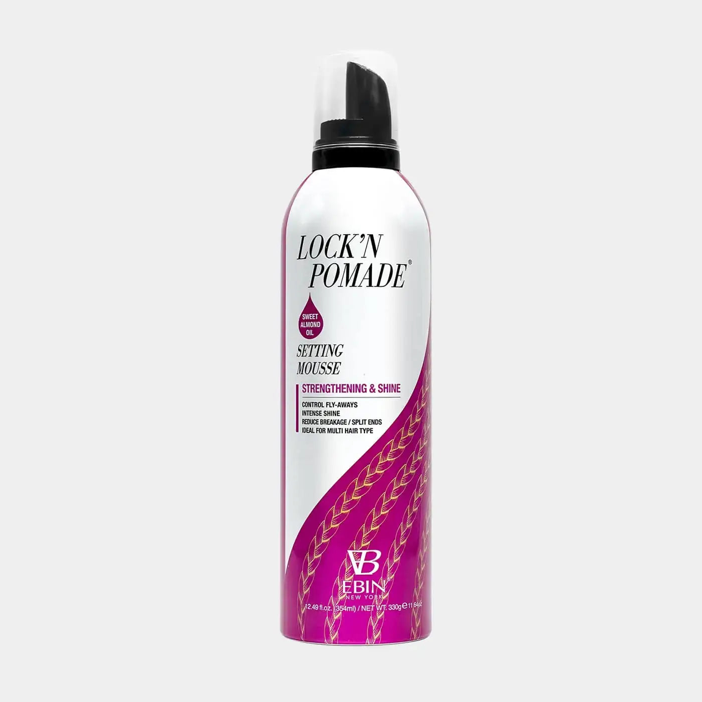 EBIN NEW YORK - SETTING MOUSSE STRENGTHENING & SHINE - SWEET ALMOND OIL: Travel / Mini