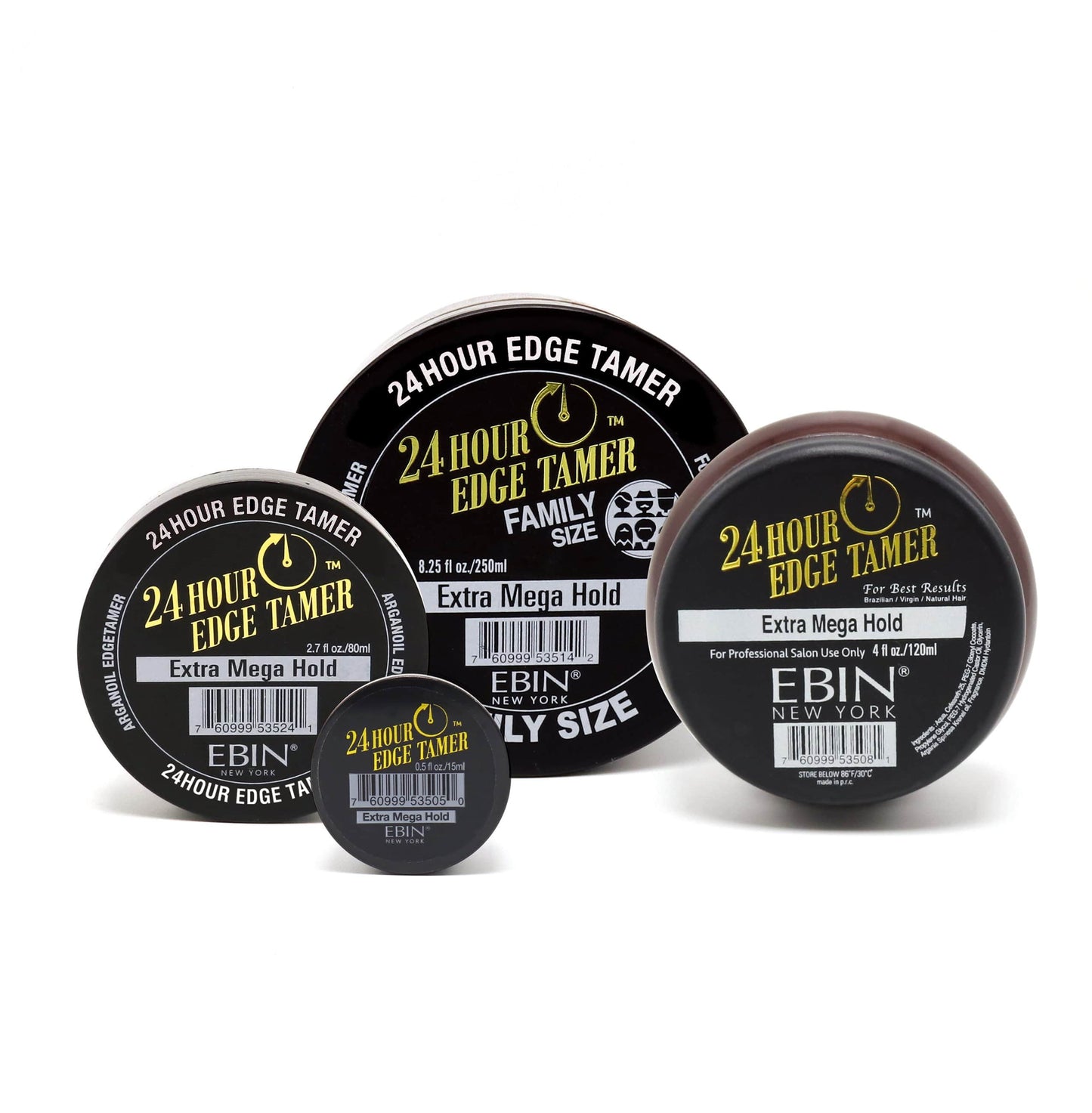 EBIN NEW YORK - 24 Hour Edge Tamer - Extra Mega Hold 6.09oz/ 180ml