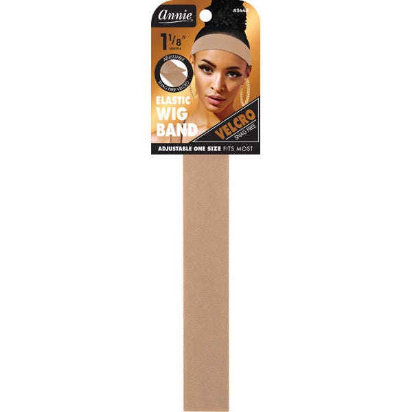 Annie - Annie Velcro Wig Band 3cm Light Brown