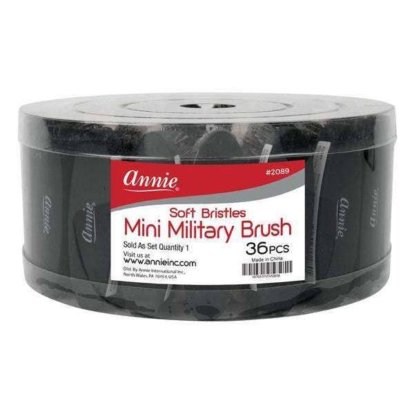 Annie International, Inc. - Annie Soft Mini Military Brush 36ct Retail Display